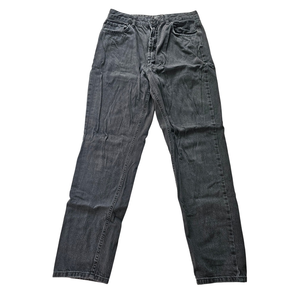 BDG Mom High-Rise Jeans Womens 31 Black Washed Denim Urban Outfitters‎
